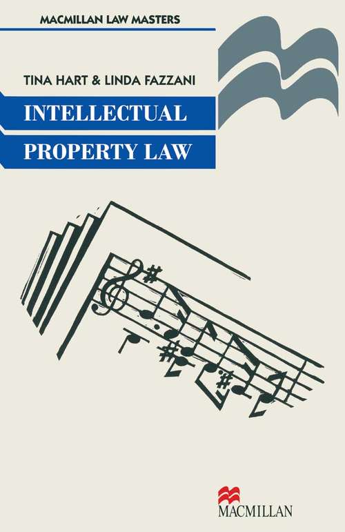 Book cover of Intellectual Property Law (1st ed. 1997) (Macmillan Law Masters)