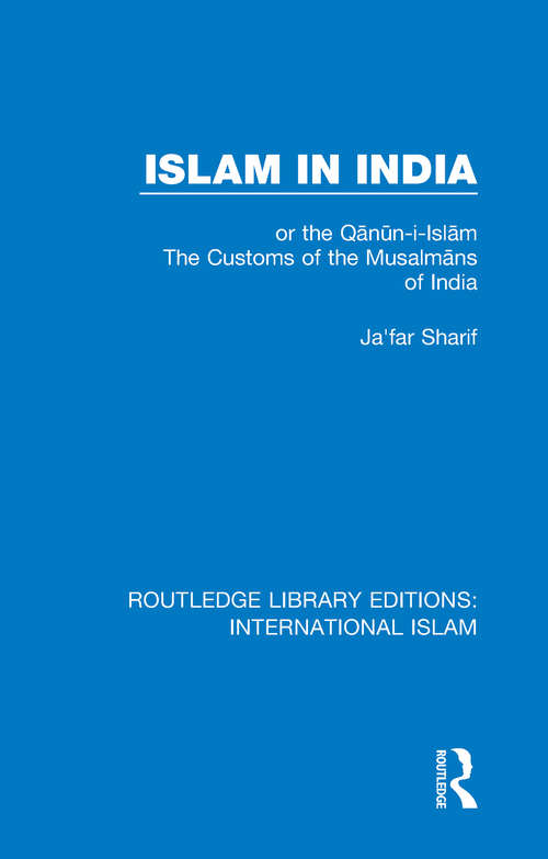 Book cover of Routledge Library Editions: International Islam (Routledge Library Editions: International Islam)