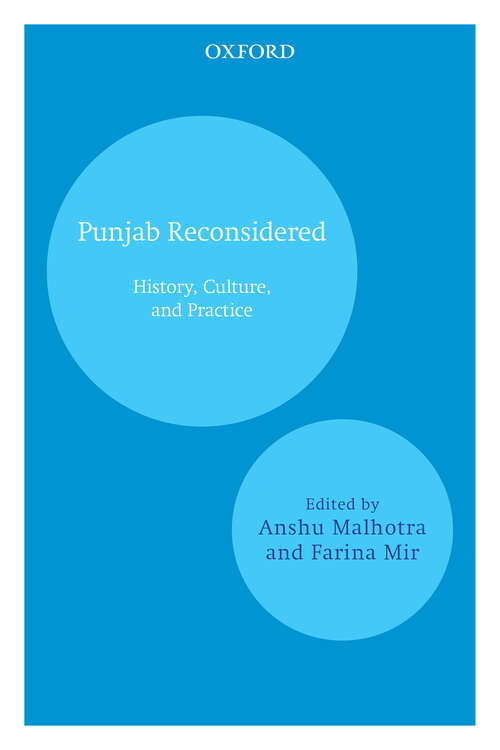 Book cover of Punjab Reconsidered: History, Culture, and Practice
