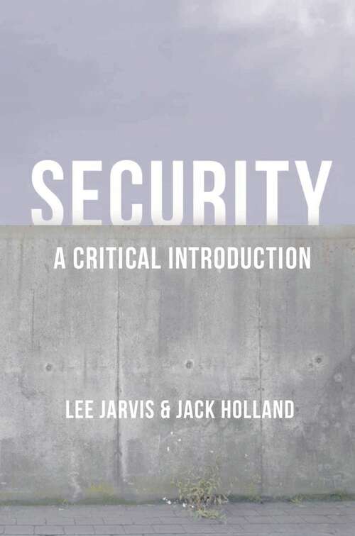 Book cover of Security: A Critical Introduction (2015)