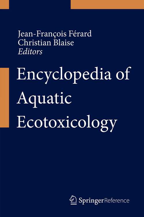 Book cover of Encyclopedia of Aquatic Ecotoxicology