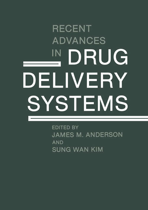 Book cover of Recent Advances in Drug Delivery Systems (1984)