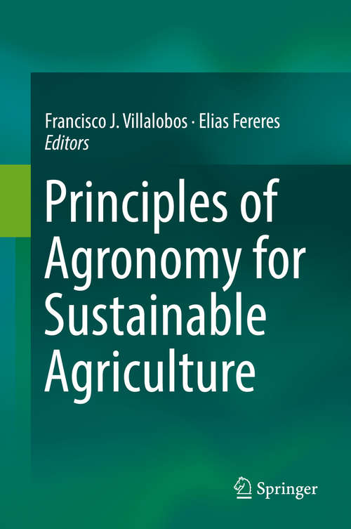 Book cover of Principles of Agronomy for Sustainable Agriculture (1st ed. 2016)