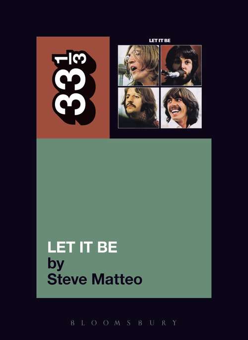 Book cover of The Beatles' Let It Be (33 1/3)