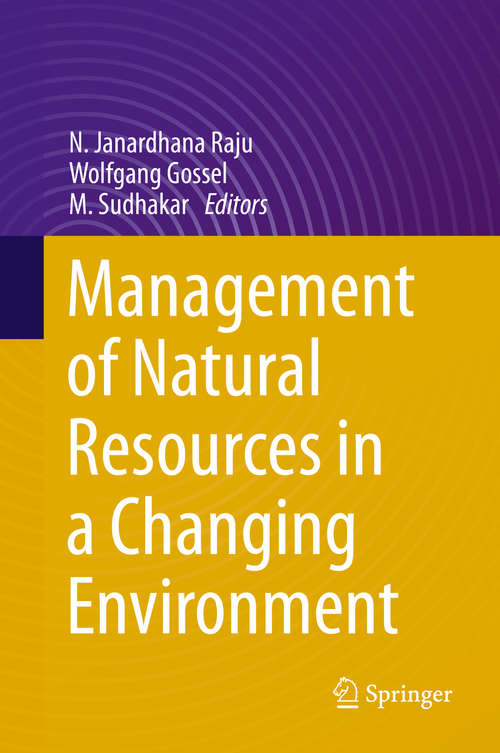 Book cover of Management of Natural Resources in a Changing Environment (2015)