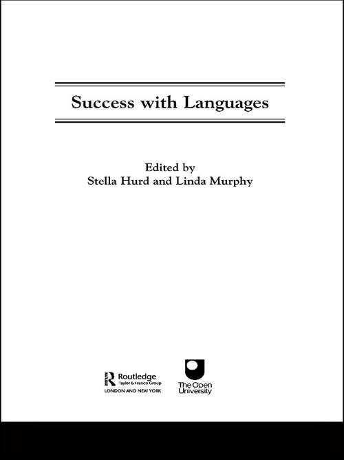 Book cover of Success with Languages
