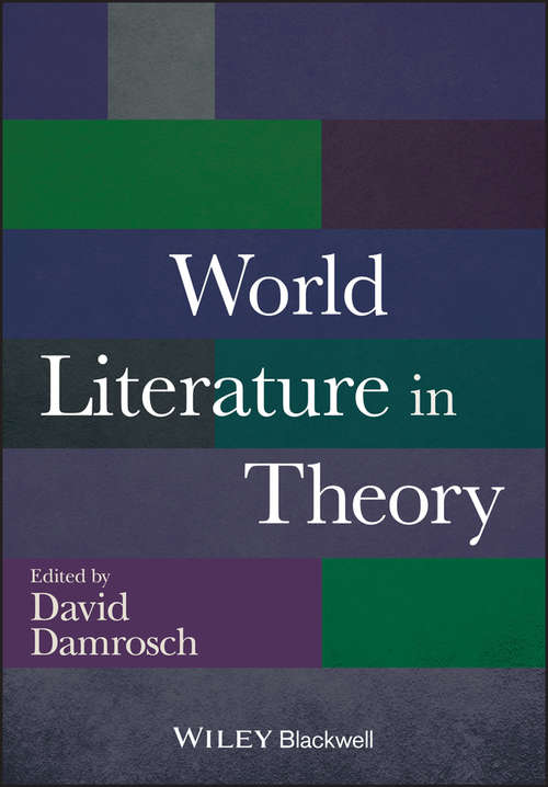 Book cover of World Literature in Theory