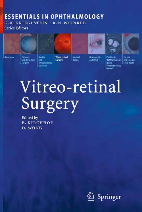 Book cover of Vitreo-retinal Surgery (2005) (Essentials in Ophthalmology)