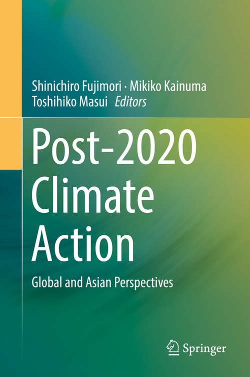 Book cover of Post-2020 Climate Action: Global and Asian Perspectives