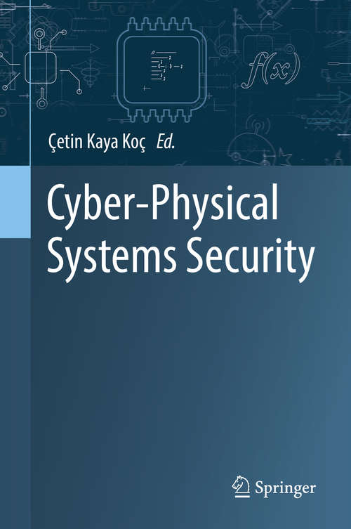 Book cover of Cyber-Physical Systems Security