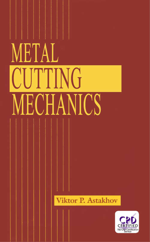Book cover of Metal Cutting Mechanics