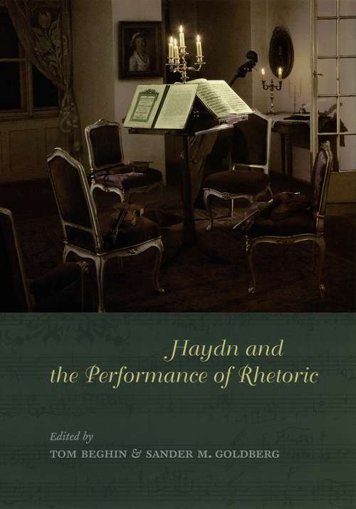 Book cover of Haydn and the Performance of Rhetoric