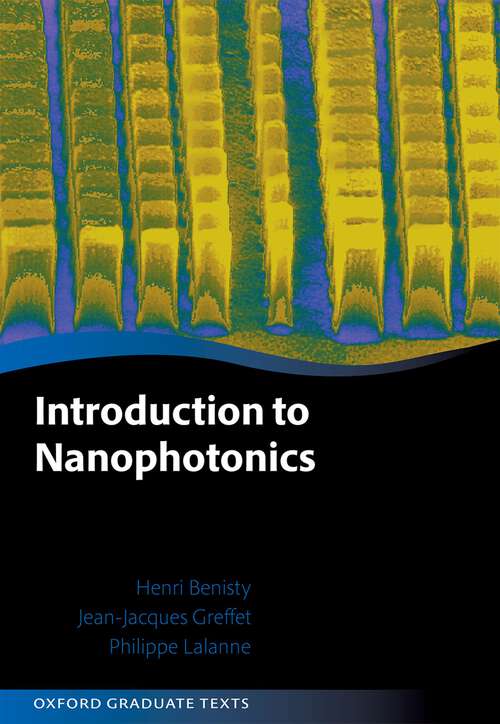 Book cover of Introduction to Nanophotonics (Oxford Graduate Texts)