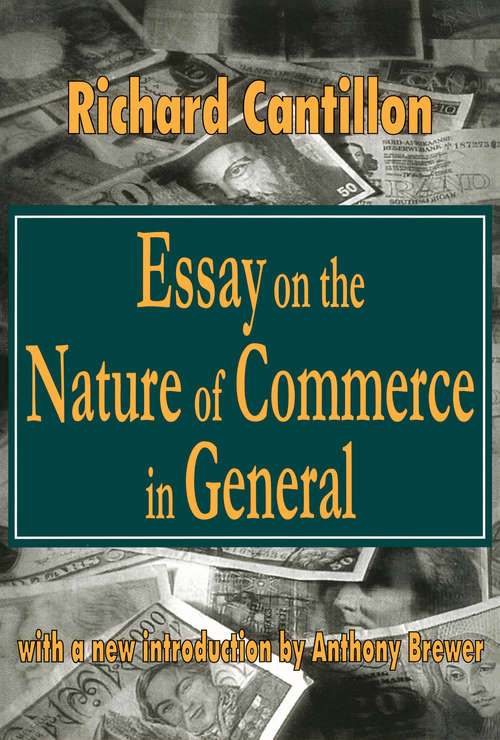 Book cover of Essay on the Nature of Commerce in General