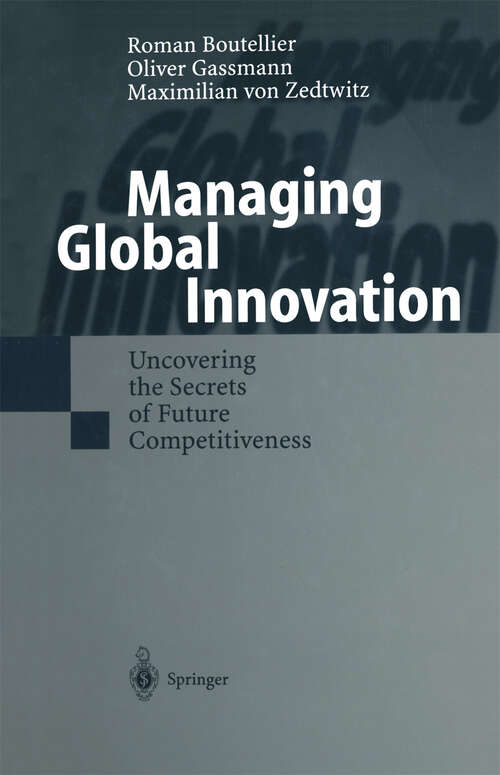 Book cover of Managing Global Innovation: Uncovering the Secrets of Future Competitiveness (1999)