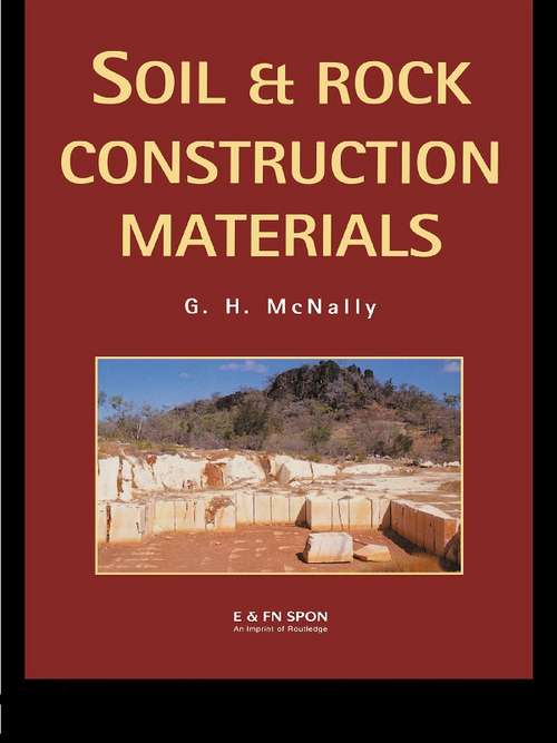 Book cover of Soil and Rock Construction Materials