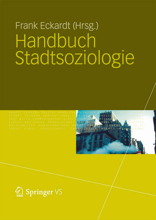 Book cover of Handbuch Stadtsoziologie (2012)