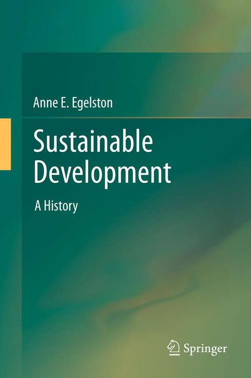 Book cover of Sustainable Development: A History (2013)