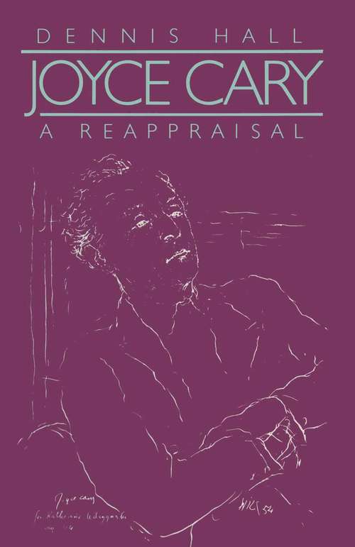 Book cover of Joyce Cary: A Reappraisal (1st ed. 1983)