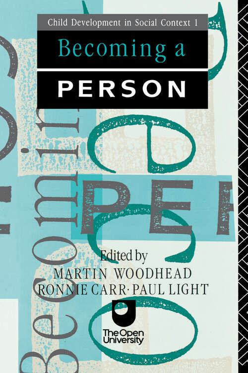 Book cover of Becoming A Person