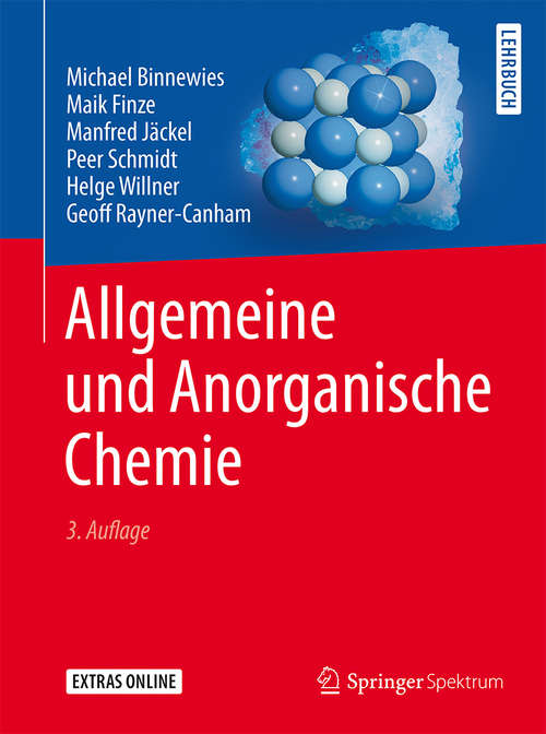 Book cover of Allgemeine und Anorganische Chemie (3. Aufl. 2016)