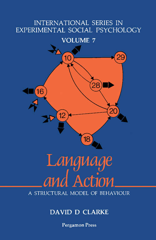 Book cover of Language and Action: A Structural Model of Behaviour