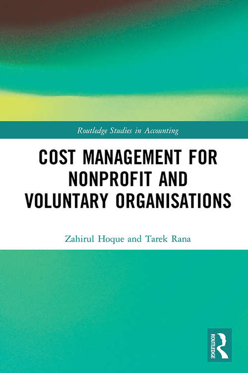 Book cover of Cost Management for Nonprofit and Voluntary Organisations (Routledge Studies in Accounting)