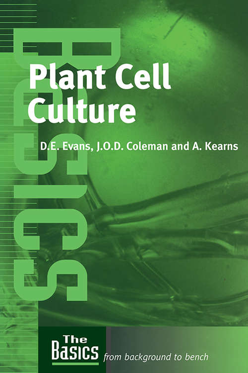 Book cover of Plant Cell Culture