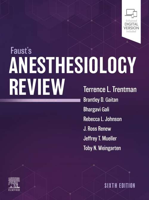 Book cover of Faust's Anesthesiology Review - E-Book (6)