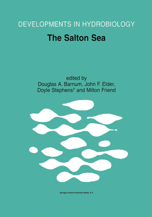 Book cover of The Salton Sea (2002) (Developments in Hydrobiology #161)