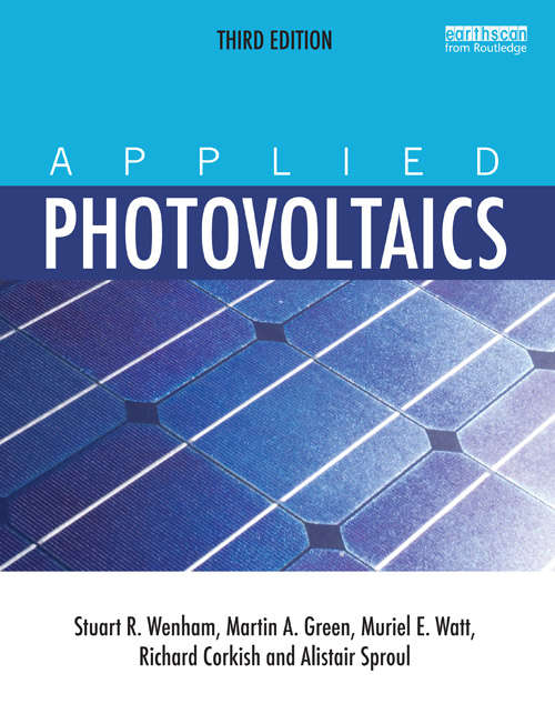 Book cover of Applied Photovoltaics