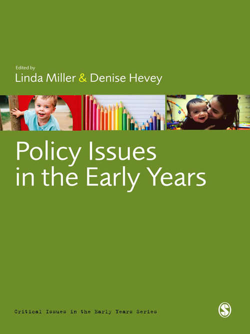 Book cover of Policy Issues in the Early Years