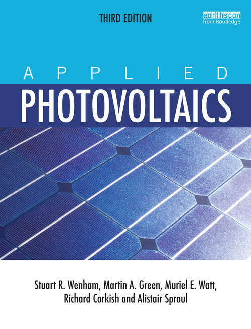 Book cover of Applied Photovoltaics