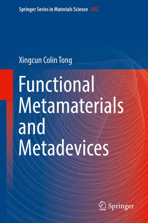 Book cover of Functional Metamaterials and Metadevices (Springer Series in Materials Science #262)