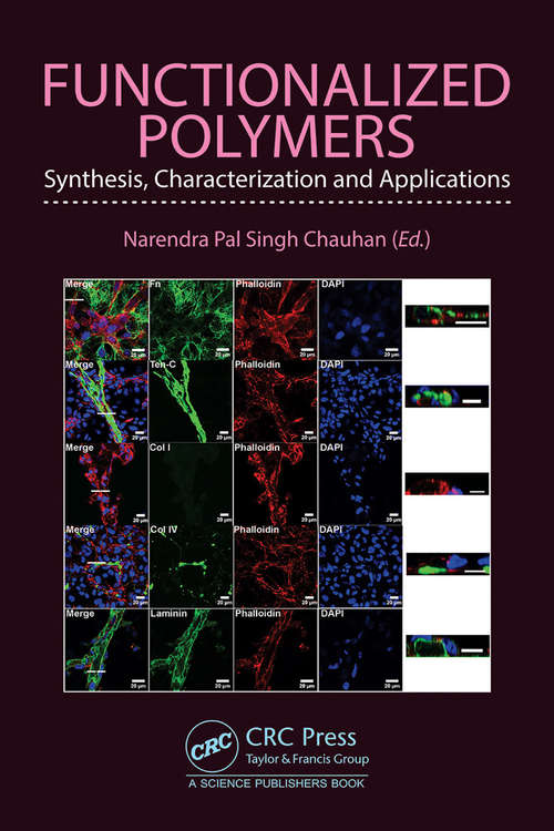 Book cover of Functionalized Polymers: Synthesis, Characterization and Applications