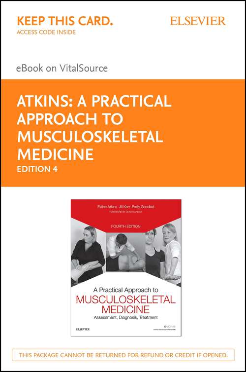 Book cover of A Practical Approach to Musculoskeletal Medicine: Assessment, Diagnosis, Treatment (4)