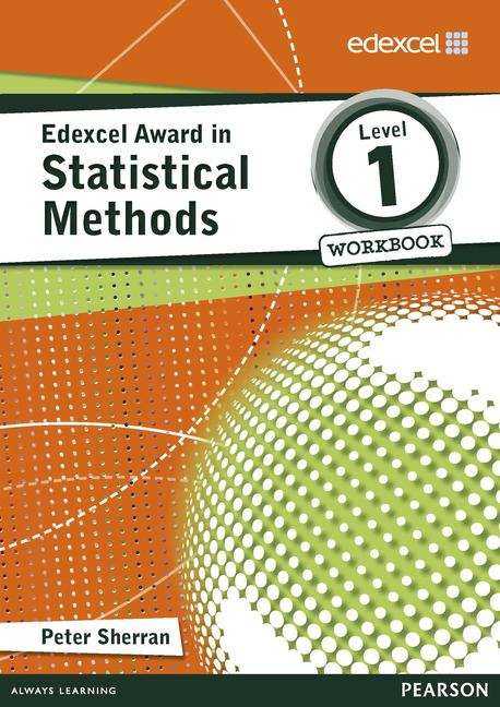 Book cover of Edexcel Award In Statistical Methods: Level 1 Workbook (PDF)