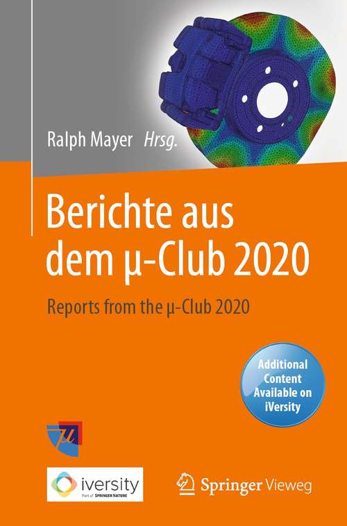 Book cover of Berichte aus dem µ-Club 2020: Reports from the µ-Club 2020 (1. Aufl. 2021)