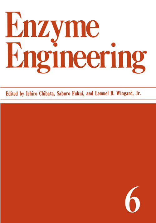 Book cover of Enzyme Engineering: Volume 6 (1982)