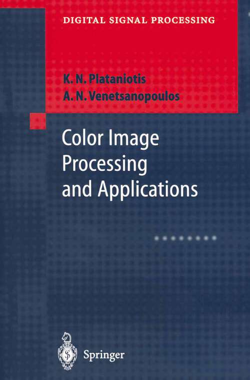 Book cover of Color Image Processing and Applications (2000) (Digital Signal Processing)