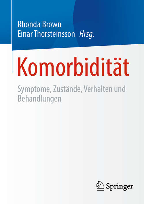 Book cover of Komorbidität: Symptome, Zustände, Verhalten und Behandlungen (2024)