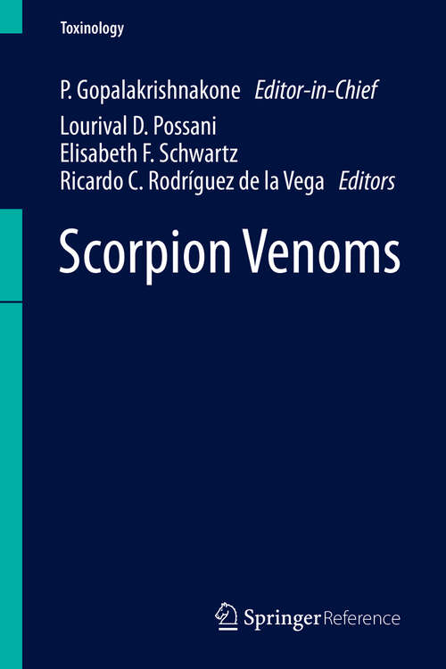 Book cover of Scorpion Venoms (Toxinology Ser. #4)