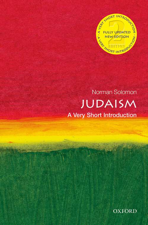 Book cover of Judaism: A Very Short Introduction (Very Short Introductions)