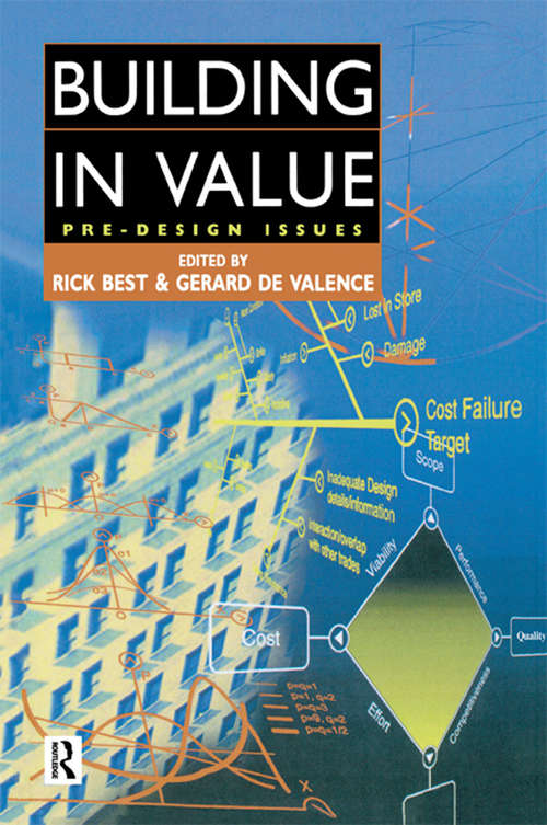 Book cover of Building in Value: Pre-Design Issues