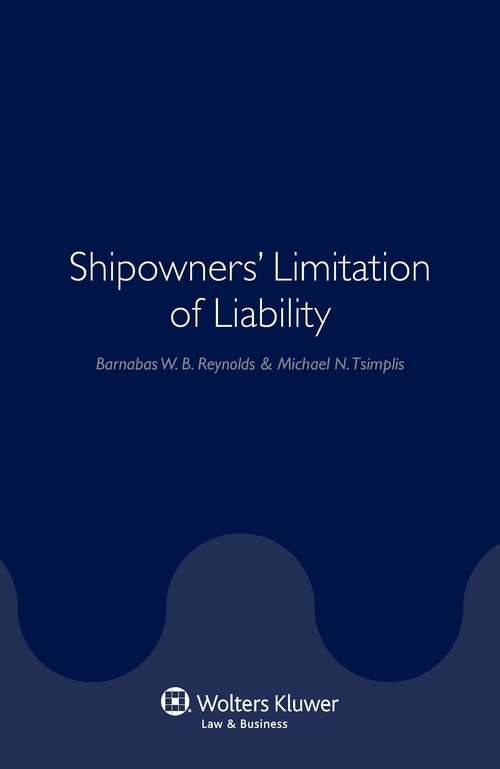 Book cover of Shipowners' Limitation of Liability