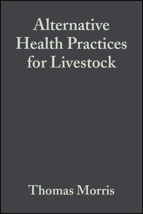 Book cover of Alternative Health Practices for Livestock