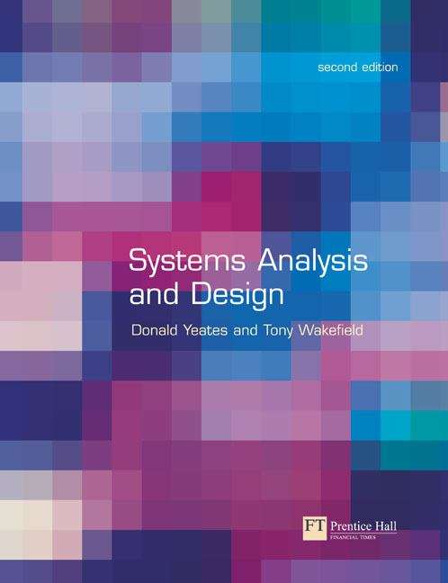 Book cover of Systems Analysis And Design (PDF)