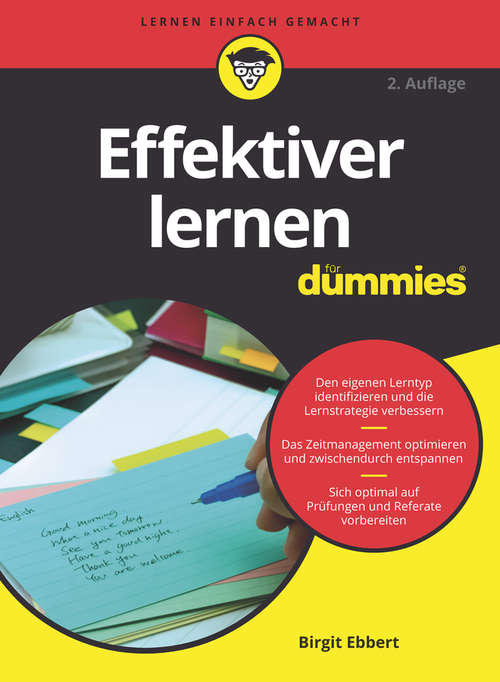 Book cover of Effektiver Lernen für Dummies (2. Auflage) (Für Dummies)