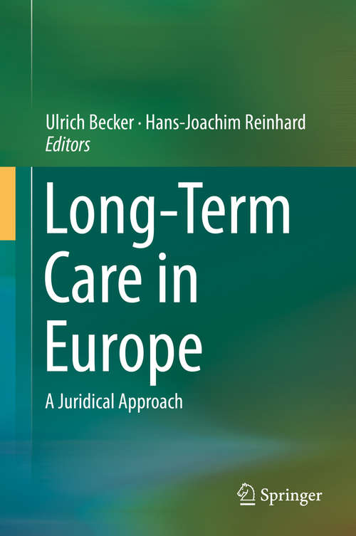 Book cover of Long-Term Care in Europe: A Juridical Approach