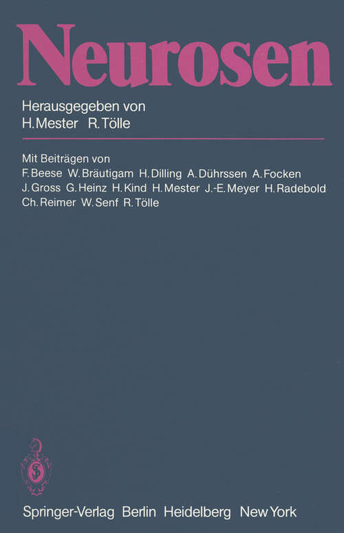 Book cover of Neurosen (1981)